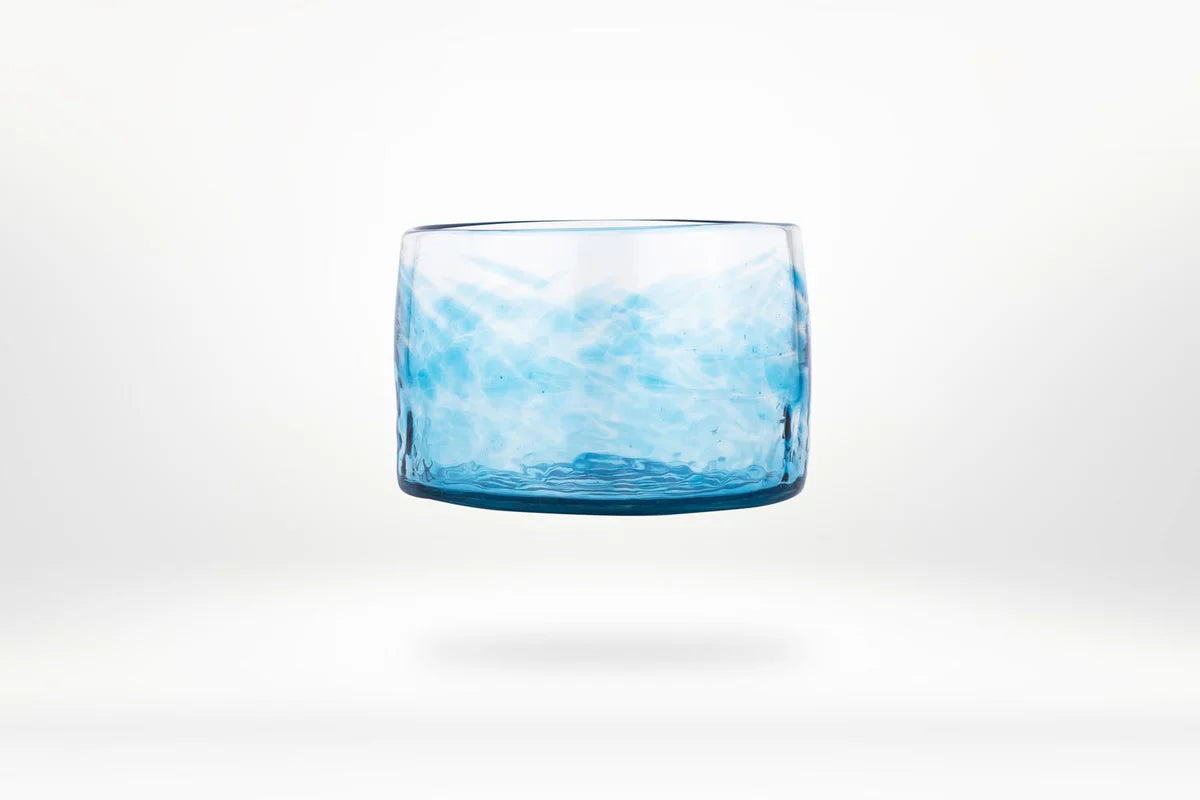 BOWL AZUL VIDRIO SOPLADO
