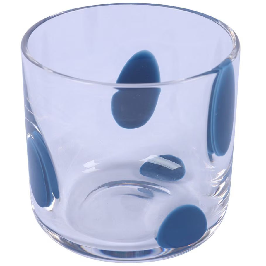 VASO PUNTOS AZUL