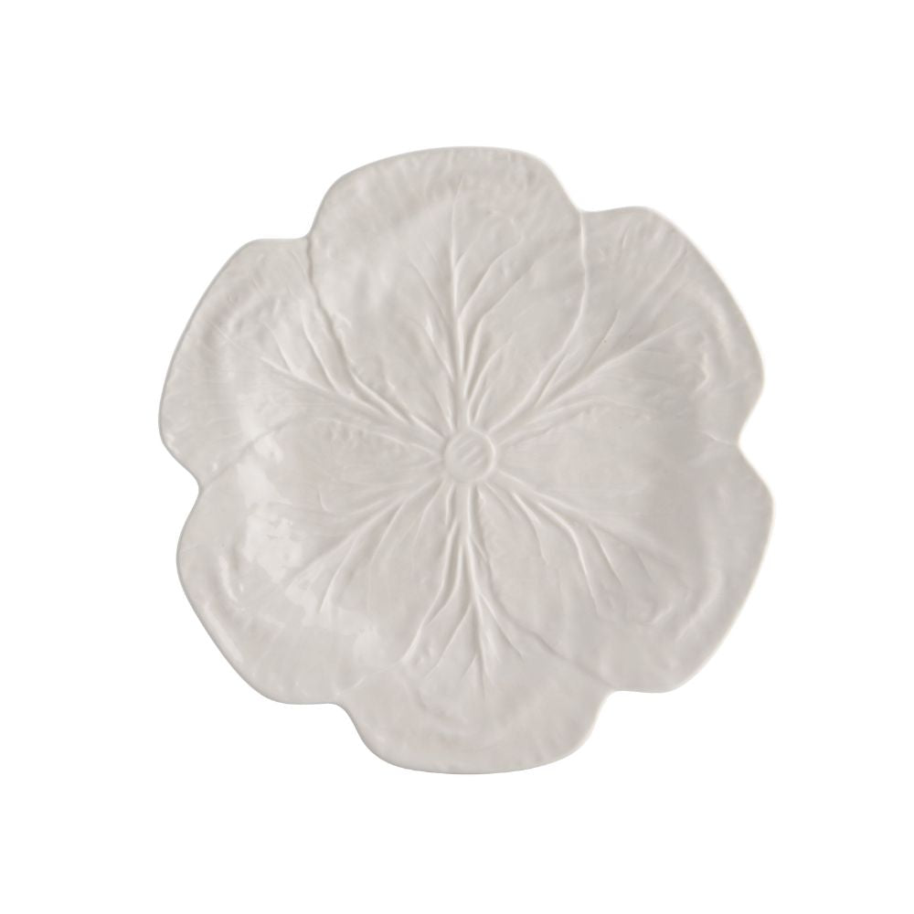CABBAGE DINNER PLATE WHITE