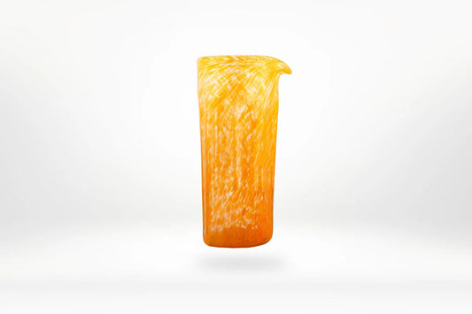 JARRA NARANJA VIDRIO SOPLADO