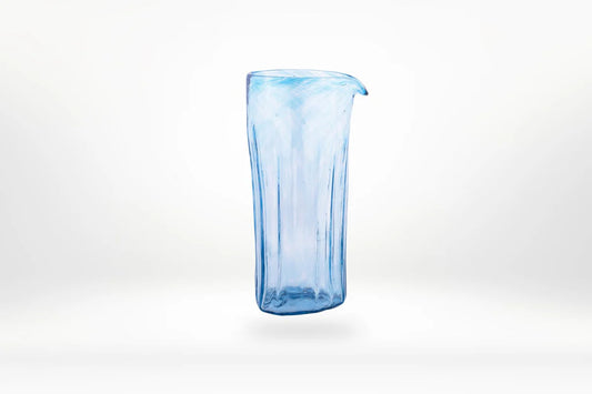 JARRA AZUL VIDRIO SOPLADO