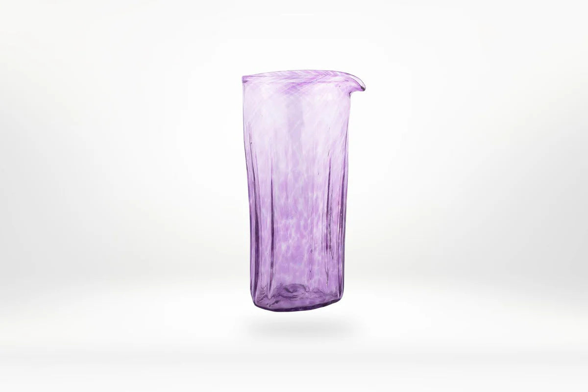 JARRA MORADA VIDRIO SOPLADO